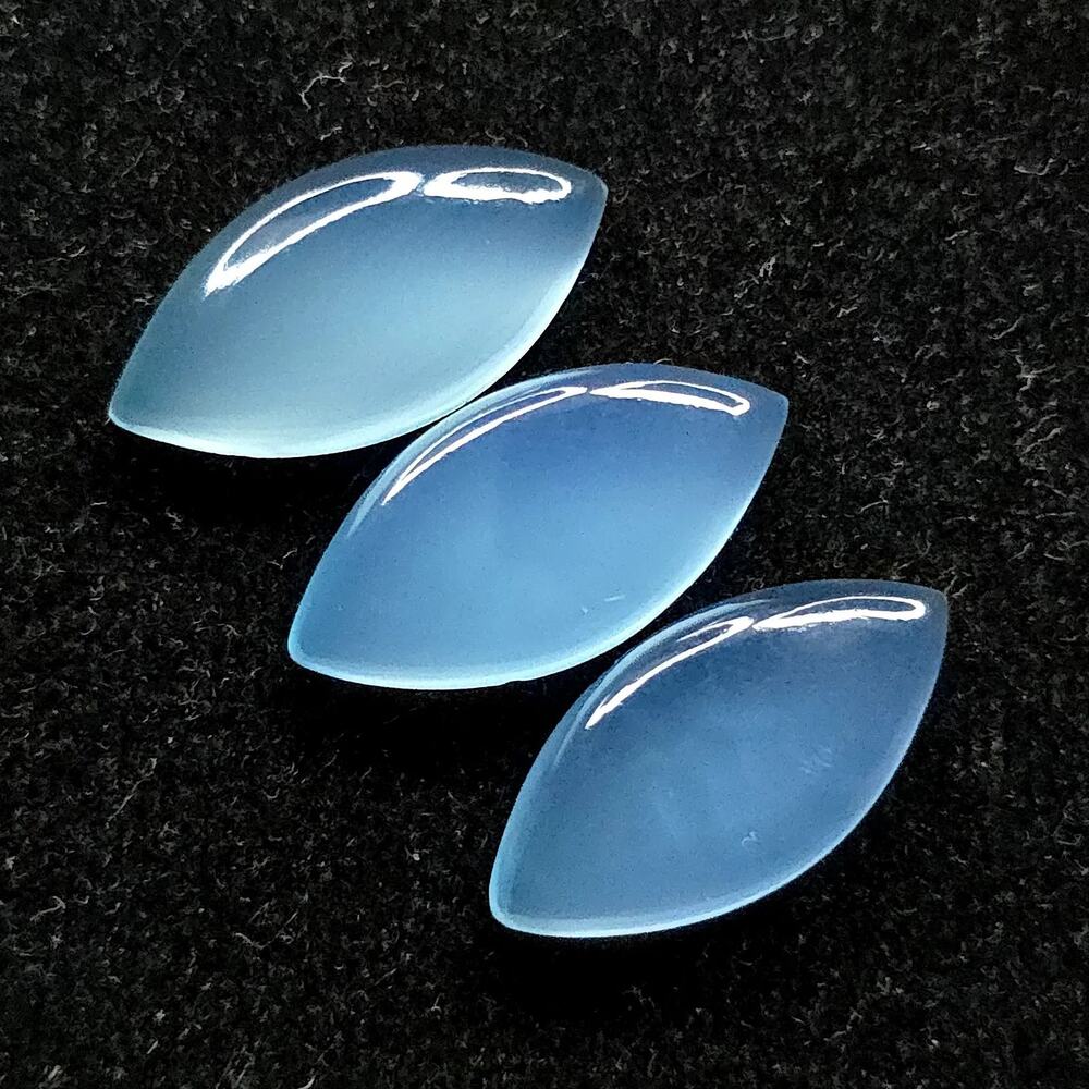Natural Chalcedony 20.18ct Marquise Set 20x10mm Loose Gems